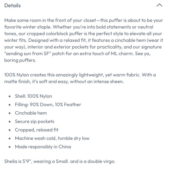 Marine Layer Gia Puffer Jacket - Picture 5 of 11